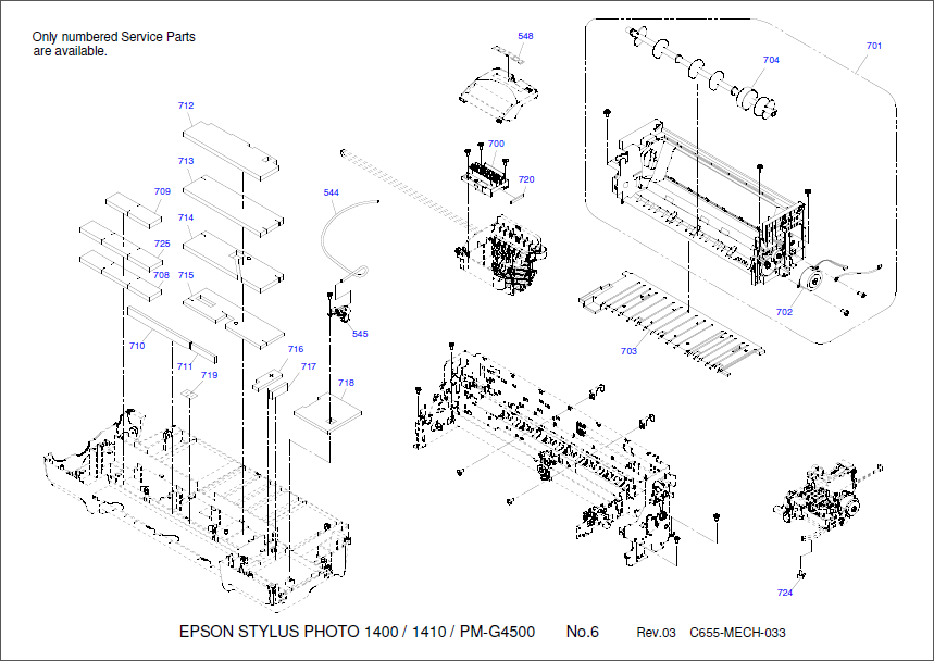 Epson Stylus Photo 1400 Parts Manual-6